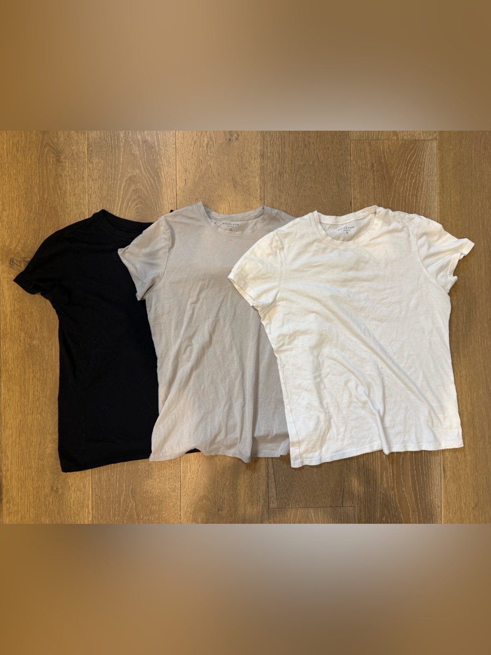 Mott and Bow Tees Bundle - Black, Light Gray, White